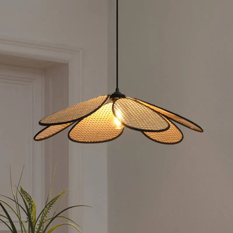 Żyrandol OSRAM Decor Rattan Daisy, Ø 69 cm, beżowa, E27