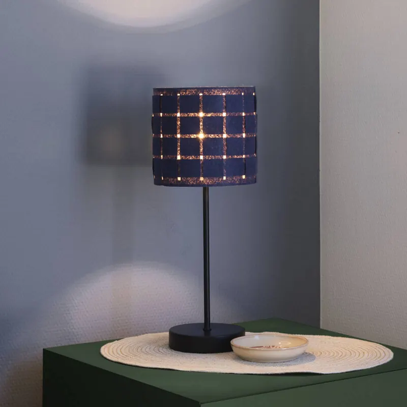 Lampa stołowa OSRAM Decor Felt Weaving Stand, szara, filc, E14
