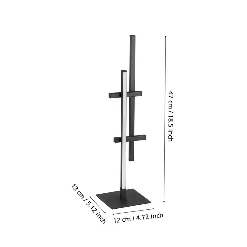 Lampa stołowa LED EGLO TREPILIANO, czarna, wysokość 47 cm, metalowa