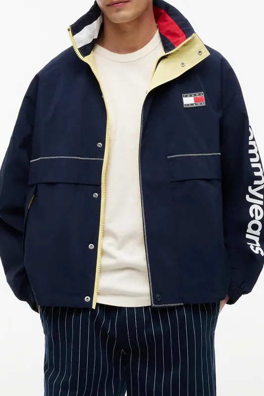 Tommy Hilfiger Heritage Sailing Dark Night Navy Maat: L | Bomberjacks Outlet | Heren | Geel