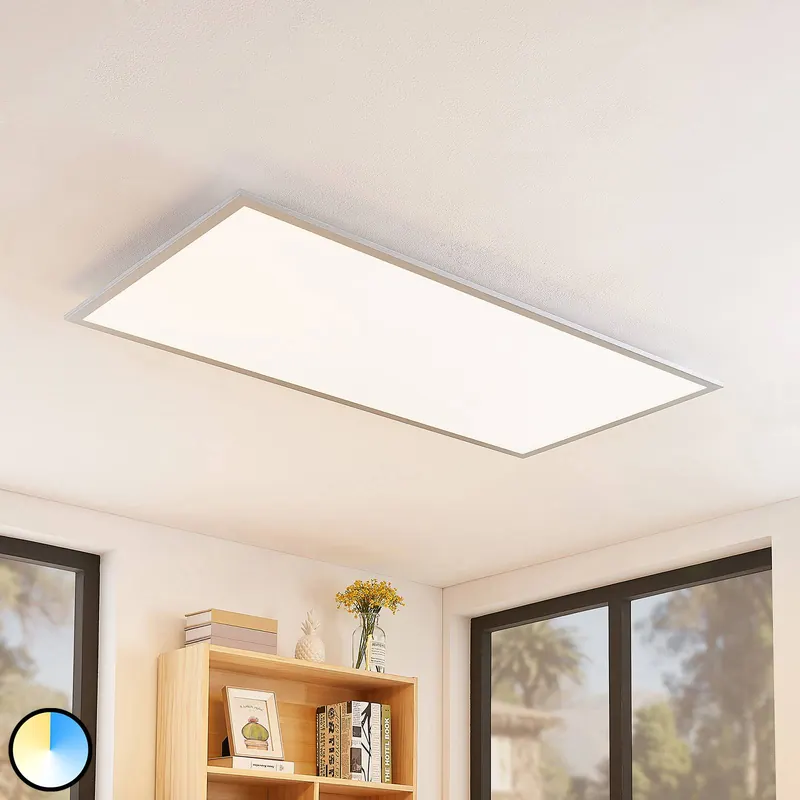 Lindby Zento panel LED, CCT, pilot, ściemniany