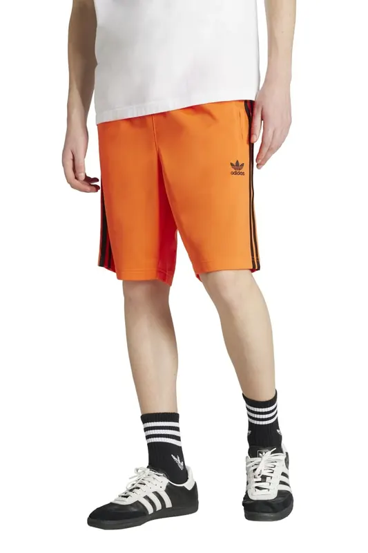Adidas Originals Unisex Adicolor Firebird Shorts Maat: L | Korte Broeken Outlet | Unisex | Oranje