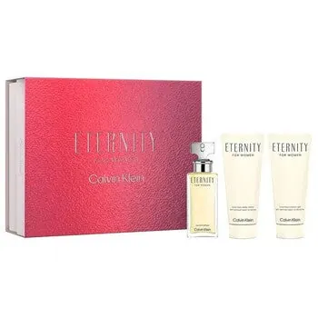 Calvin klein ZESTAW Eternity eau de parfum 100 ml + balsam do ciała 100 ml + miniatura eau de parfum 10 ml - 100ml