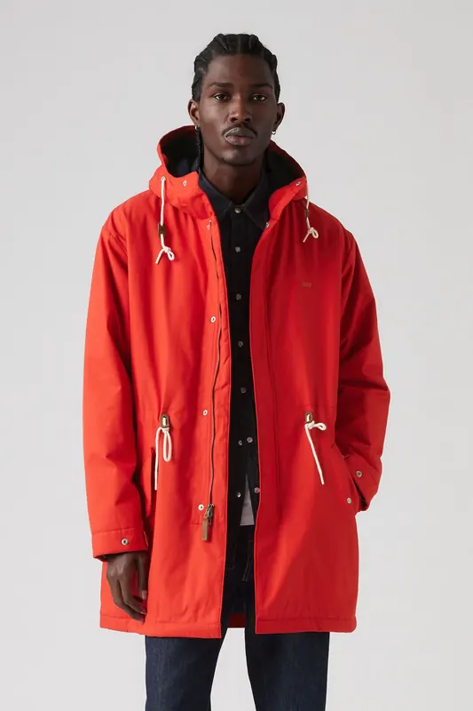 Levi's Harrison Parka Molten Lava Maat: S | Parka's Outlet | Heren