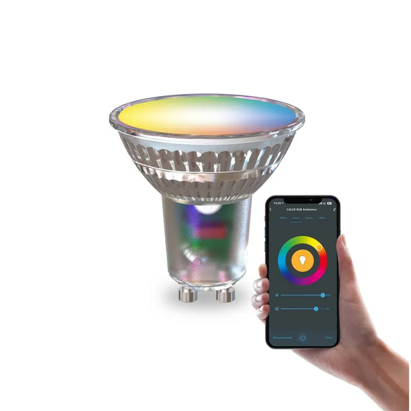 Żarówka LED Calex Smart Reflektor GU10 4,9 W RGB CCT 5 cm
