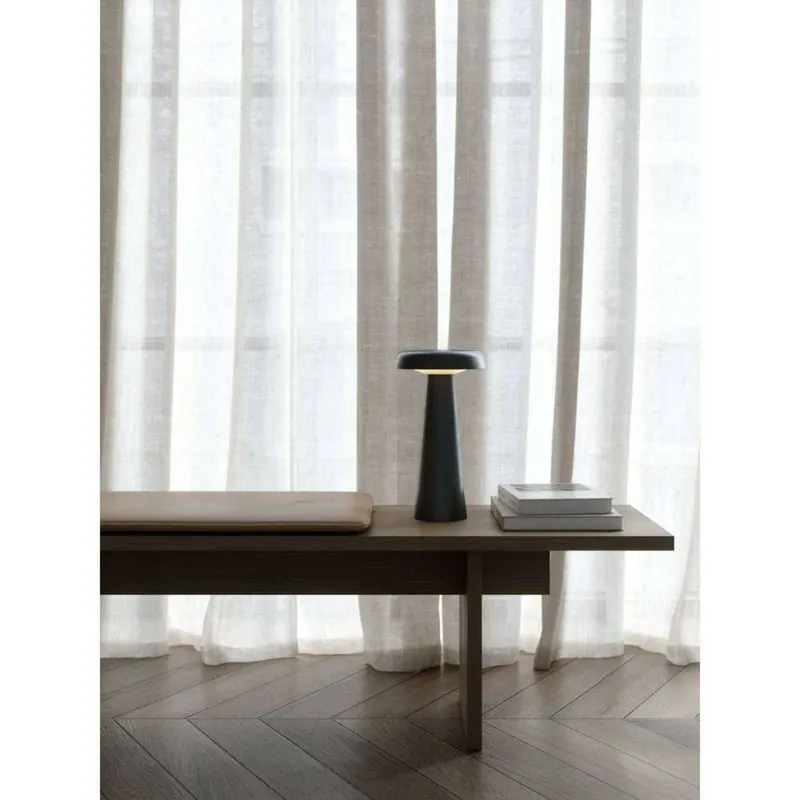Lampa stołowa LED Arcello, ściemniana, antracytowa