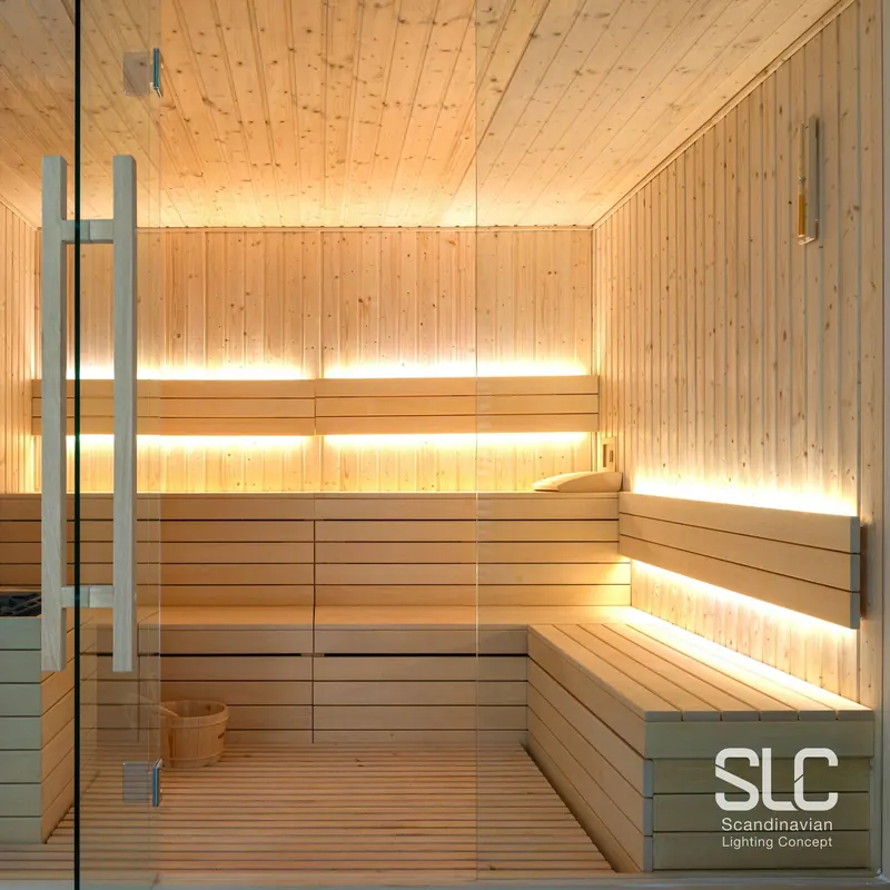 Sauna SLC Stripe LED do 105°C, 24V IP67 5m 3000K