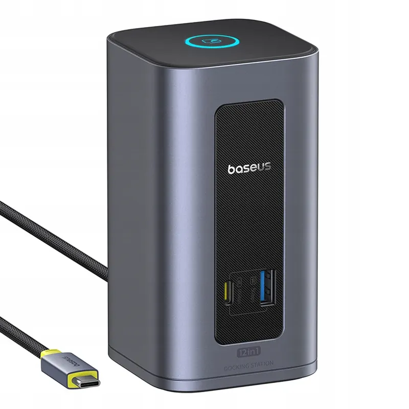 Stacja dokująca Baseus Nomos NU1 Air Spacemate 12w1 szara
