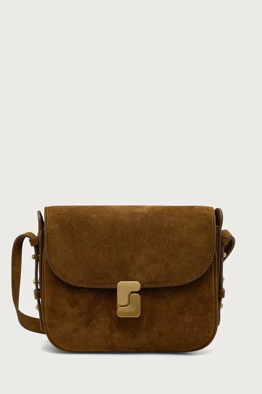 Soeur  BELLISSIMA MINI torebka crossbody damska zamszowa