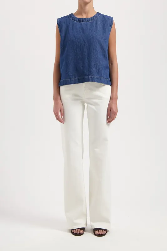 Mud Jeans Cleo Mid Loose Natural Maat: W27L34 | Jeans Outlet | Dames | Wit