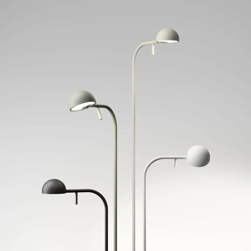 Lampa stojąca LED Vibia Pin 1660, 125 cm, zielona