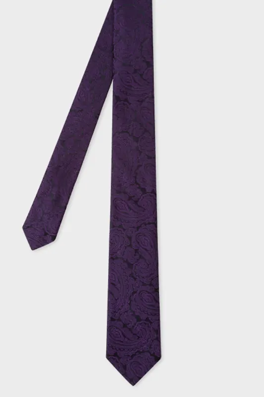 Paul Smith Men Tie Narrow 6cm Purple Maat: OS | Stropdassen Outlet | Heren | Paars