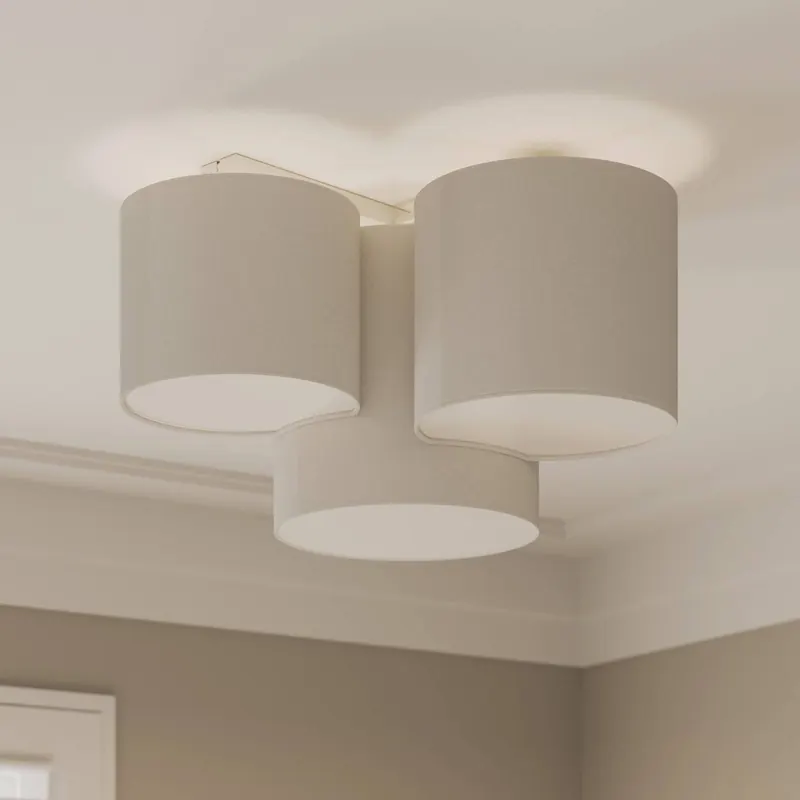 Lampa sufitowa Mona 3-punktowa, biała