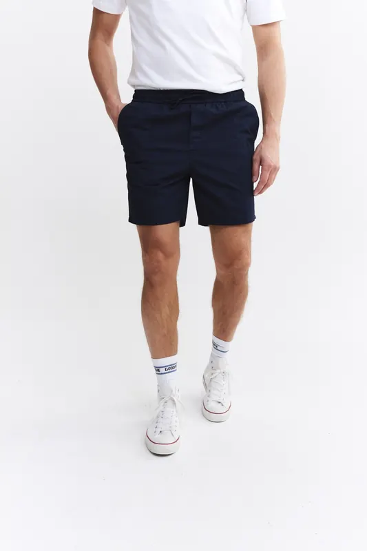 The Goodpeople Hox Navy Maat: S | Korte Broeken Outlet | Heren | Blauw