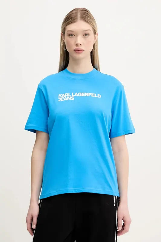 Karl Lagerfeld Jeans t-shirt damski bawełniany