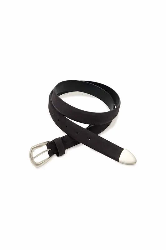 AllSaints Seth Belt Black Maat: W32 | Riemen Outlet | Heren | Zwart