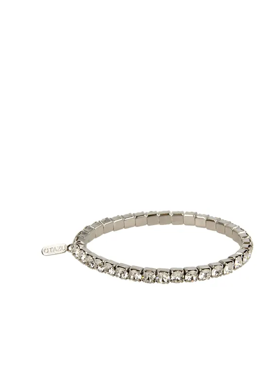 OTAZU Alice Bracelet Crystal Rhodium Maat: OS | Armbanden Outlet | Dames | Zilver
