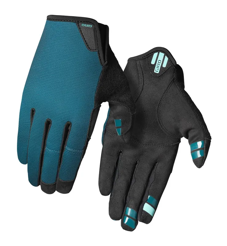 Rękawiczki damskie GIRO LA DND długi palec harbor niebieski/screaming teal (XL)