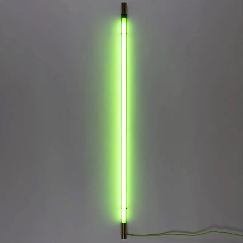 Kinkiet LED Linea Gold, zielony