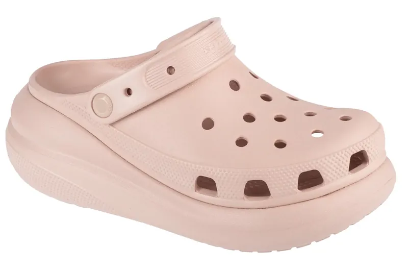 Crocs Classic Crush Clog 207521-6UR, Damskie, Różowe, klapki, syntetyk, rozmiar: 37/38
