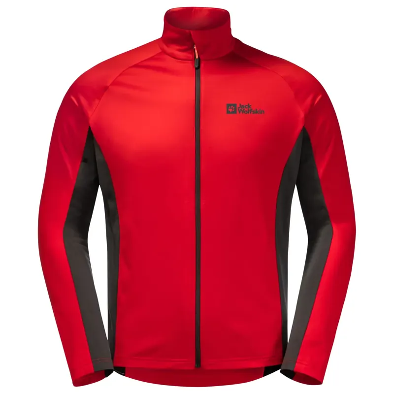 Jack Wolfskin Morobbia Fleece FZ M 1710891-2206, Męskie, Czerwone, polary, poliester, rozmiar: S
