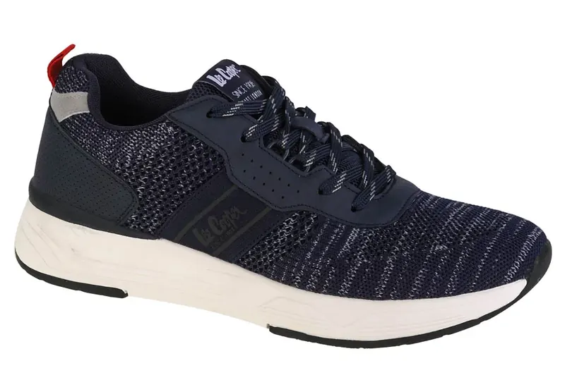 Lee Cooper LCW-22-29-0820M, Męskie, Granatowe, buty sneakers, tkanina, rozmiar: 44