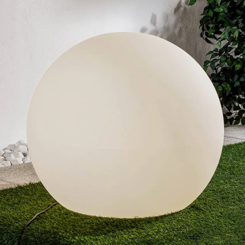 Lampa kulista Cumulus XL, średnica 80 cm, biała, tworzywo sztuczne, stopień