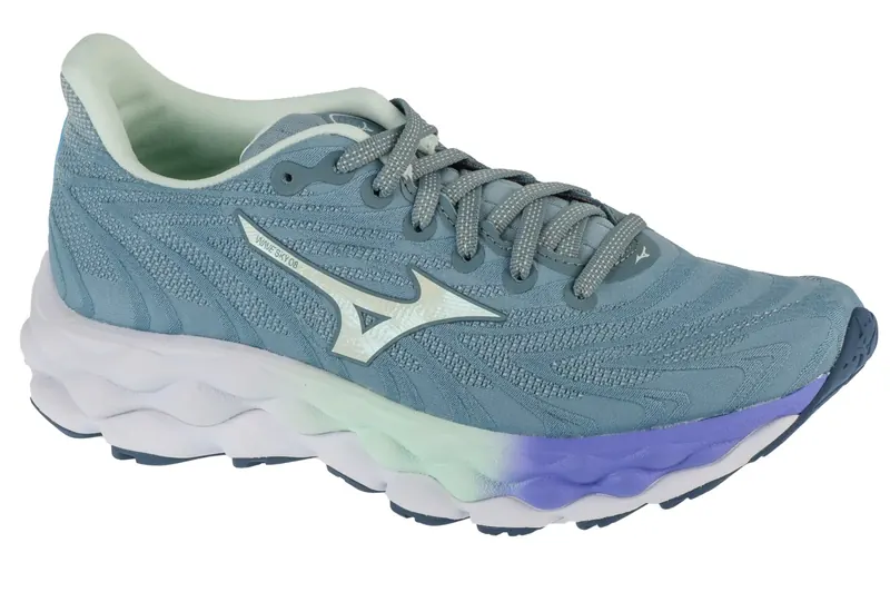 Mizuno Wave Sky 8 J1GD240271, Damskie, Szare, buty do biegania, tkanina, rozmiar: 41