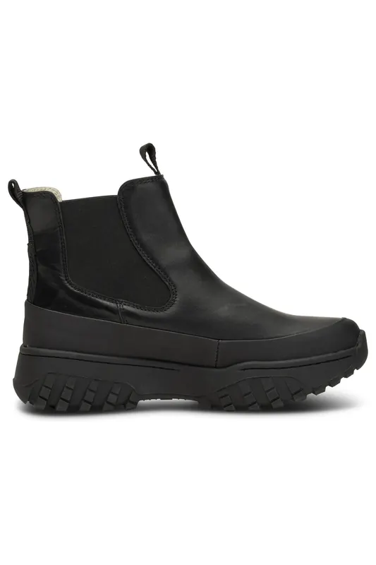 Woden Le Chelsea Leather Black Maat: 38 | Laarzen Outlet | Dames | Zwart