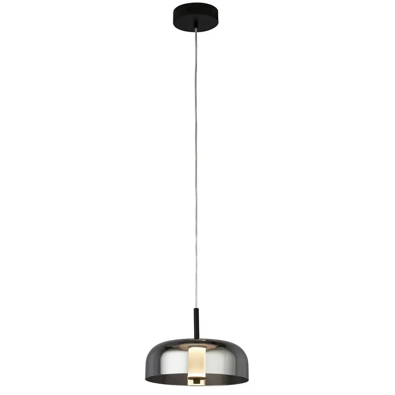 Lampa wisząca LED Frisbee ze szklanym kloszem