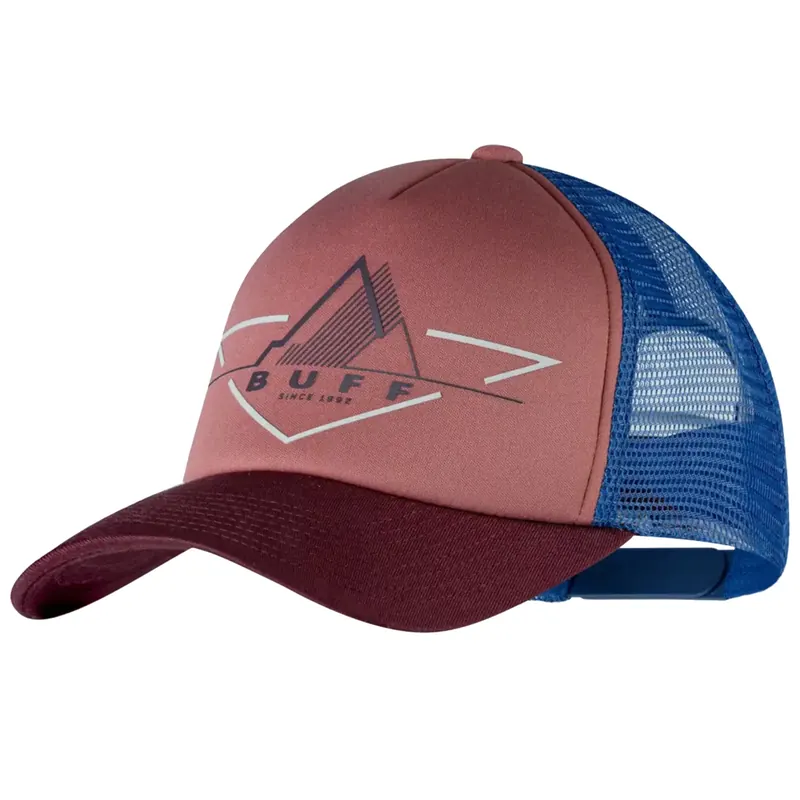 Buff Trucker Cap 1225995553000, Unisex, Bordowe, czapki z daszkiem, poliester, rozmiar: L/XL