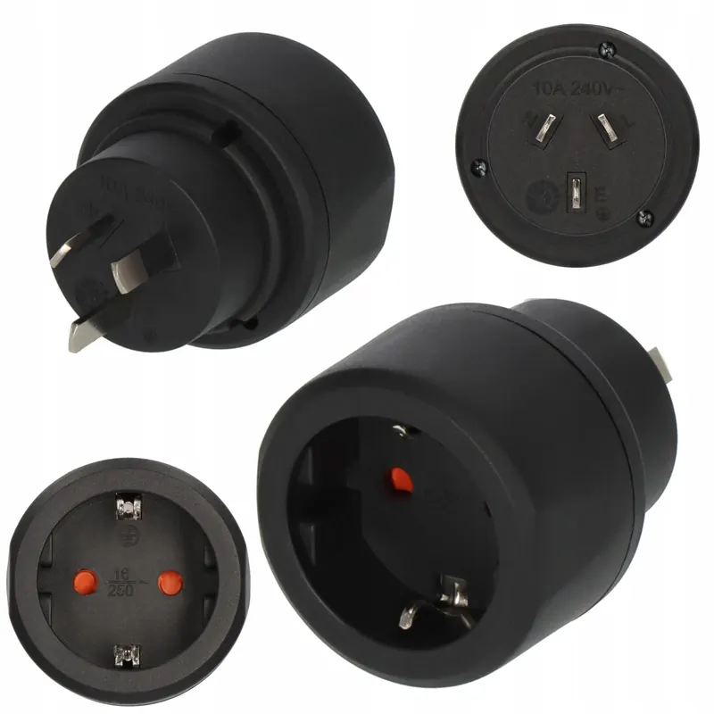 Adapter Podróżny Polska Chiny Australia Argentyna Przejściówka Wtyczka