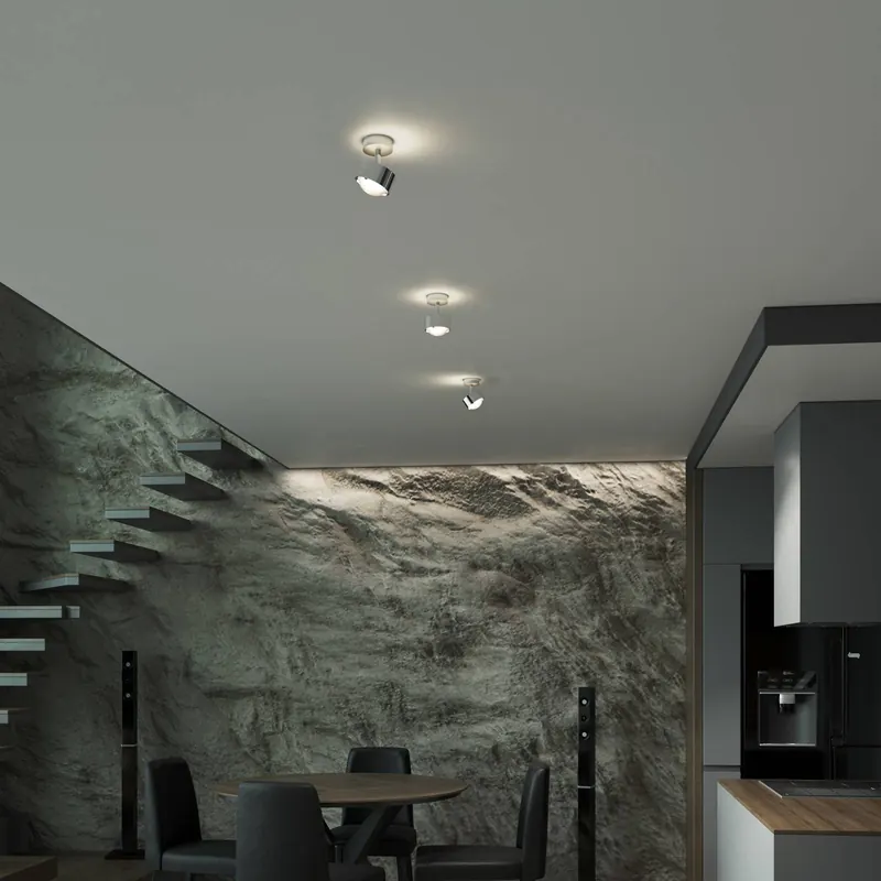 Puk! 80 Turn up/downlight matowy chrom