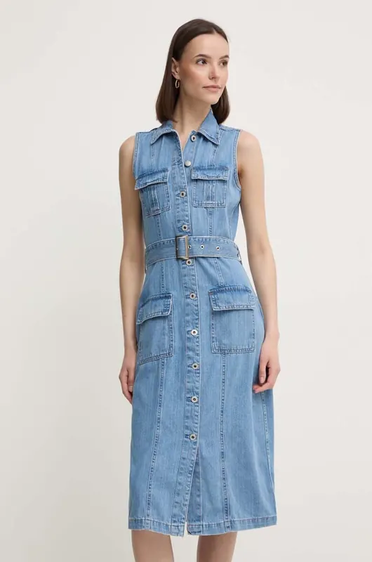 Pepe Jeans sukienka jeansowa LIZ