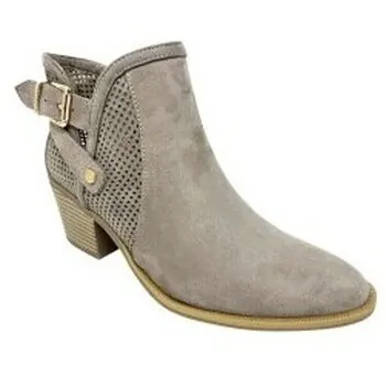 Xti  Stiefeletten 145265 taupefarbene Damen-Ankle-Boots