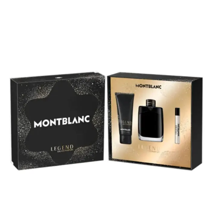 Montblanc Legend Eau De Perfume Spray 100ml Zestaw 3 sztuki