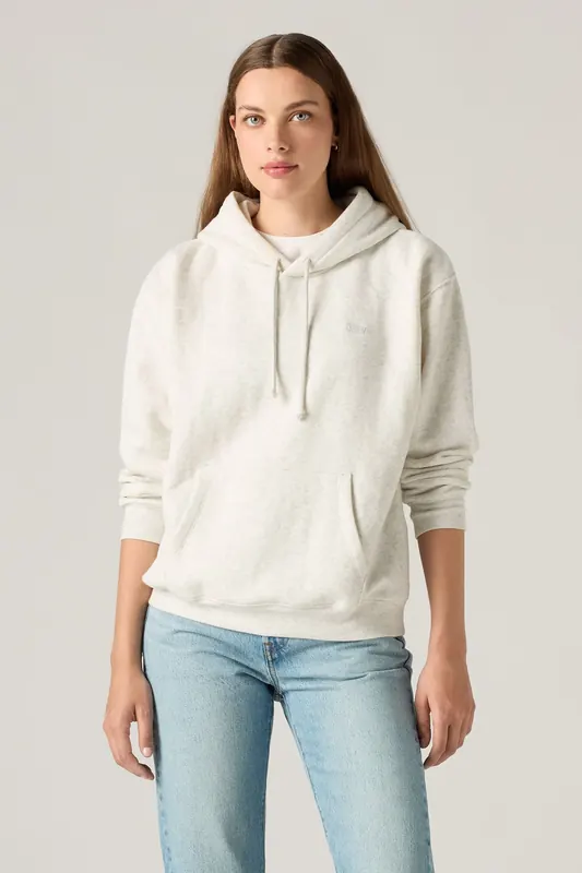 Levi's Everyday Hoodie Maat: L | Sweaters Outlet | Dames | Grijs