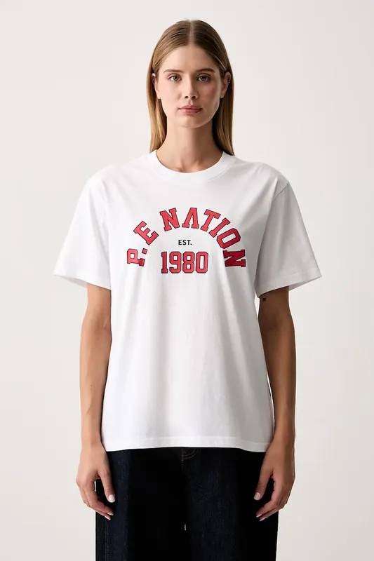 P.E Nation T-shirt damski bawełniany