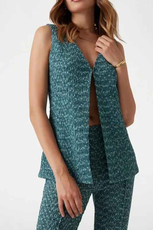 GUESS Sl Nali Vest Forbidden Forest Mul Maat: XS | Sweaters Outlet | Dames | Blauw