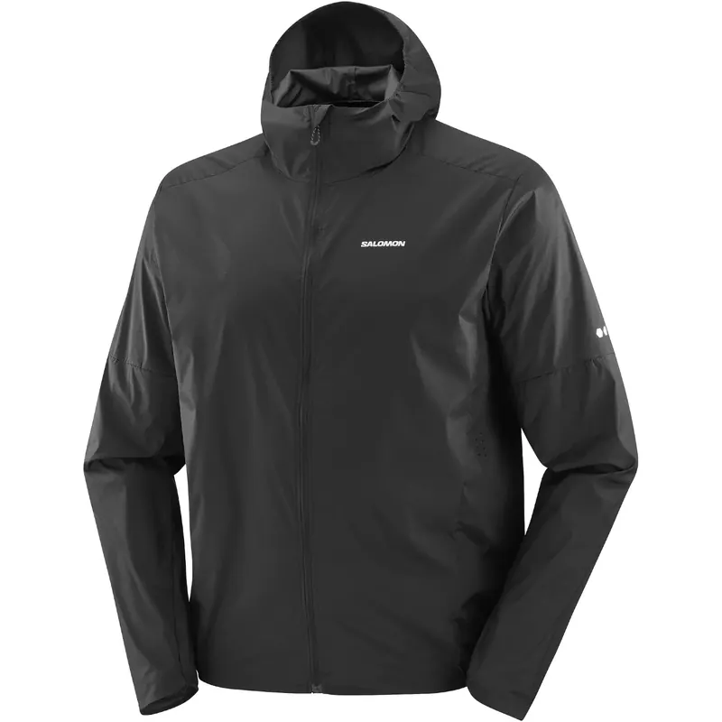 Salomon Sense Aero Wind JKT M LC2743000, Męskie, Czarne, kurtki, poliamid, rozmiar: L