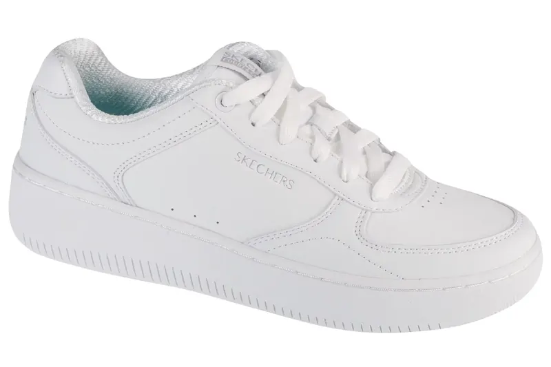 Skechers Sport Court 2.0 - Core Essential 185160-WHT, Damskie, Białe, trampki, skóra syntetyczna, rozmiar: 39