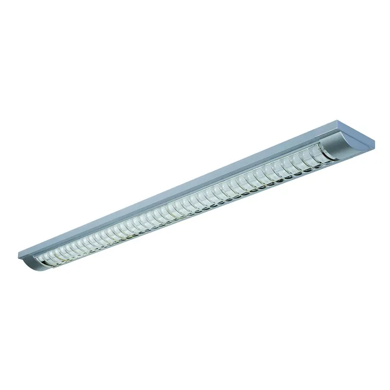 Oprawa rastrowa LED 444 z G13/T8, srebrna
