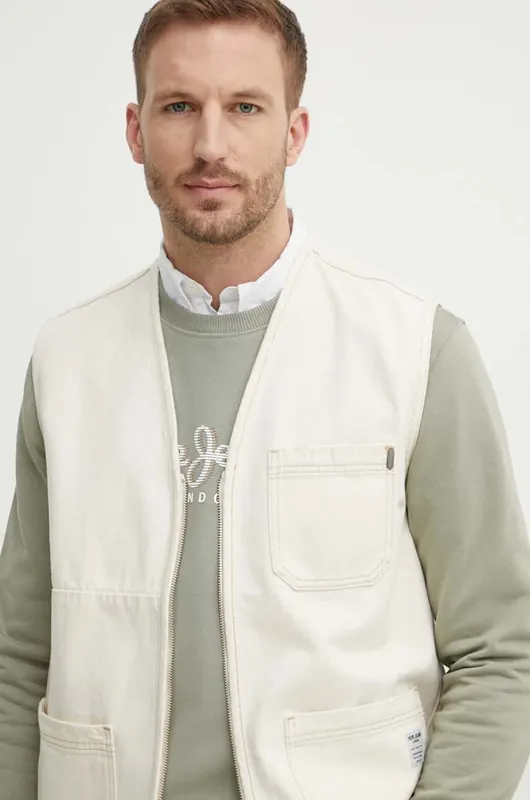 Pepe Jeans bezrękawnik jeansowy ELM UTILTY GILET