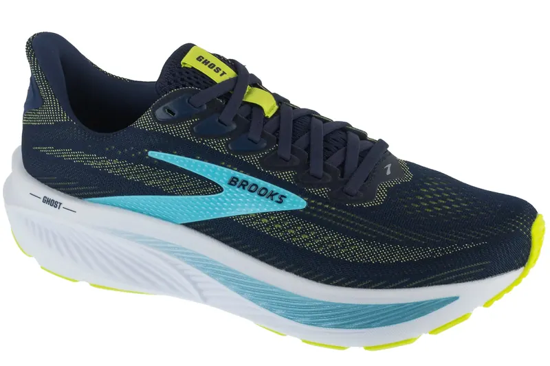 Brooks Ghost 17 1104421D414, Męskie, Granatowe, buty do biegania, tkanina, rozmiar: 41