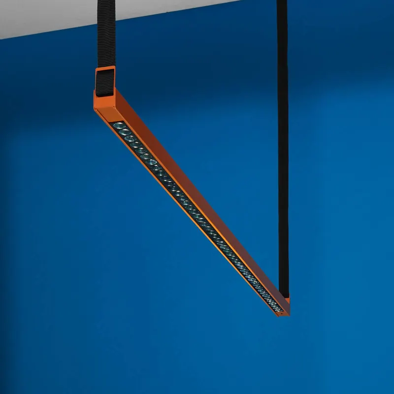 LOOM DESIGN żyrandol LED Belto, pomarańczowa
