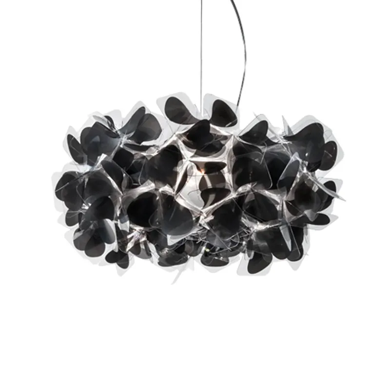 Lampa wisząca Slamp Clizia Mama Non Mama, Ø53cm, czarny/przezroczysty
