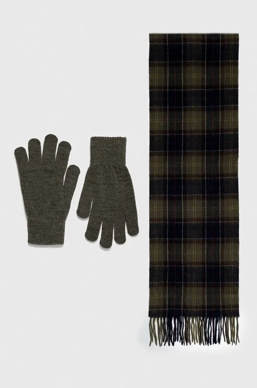 Barbour komplet z wełny