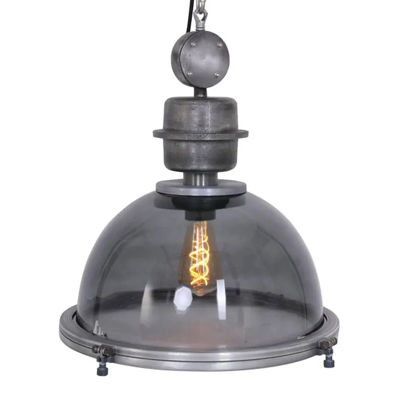 Bikkel – lampa wisząca ze szklanym kloszem