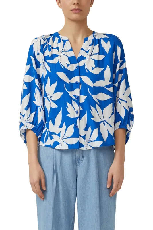 s.Oliver Blouses Blue Maat: 42 | Blouses Outlet | Dames | Blauw