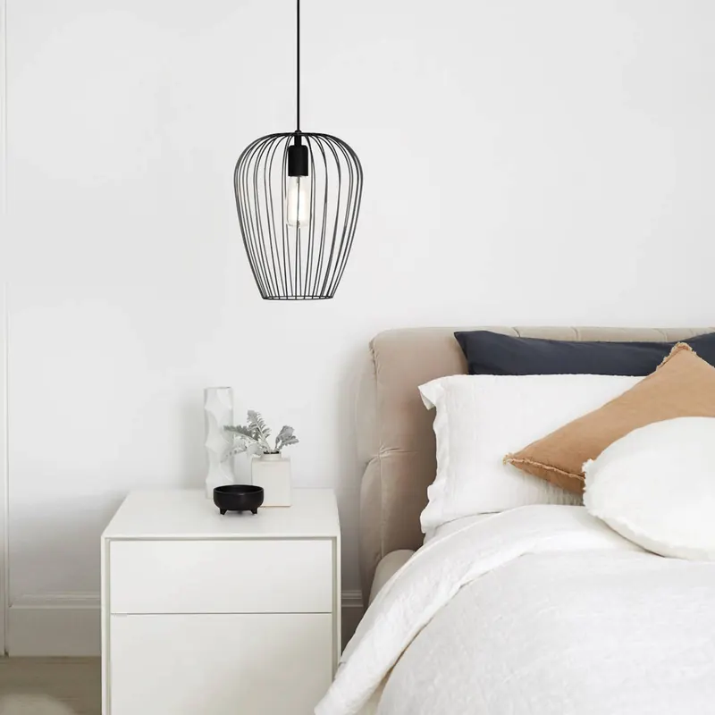 Lampa wisząca Beacon Callam Ø 27,5 cm, czarna, metalowa